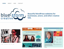 Tablet Screenshot of bluestormcreative.com